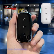 Geely ปลอกกุญแจรถยนต์ แบบพับได้ สําหรับ EX5 2024 ปลอกกุญแจ
