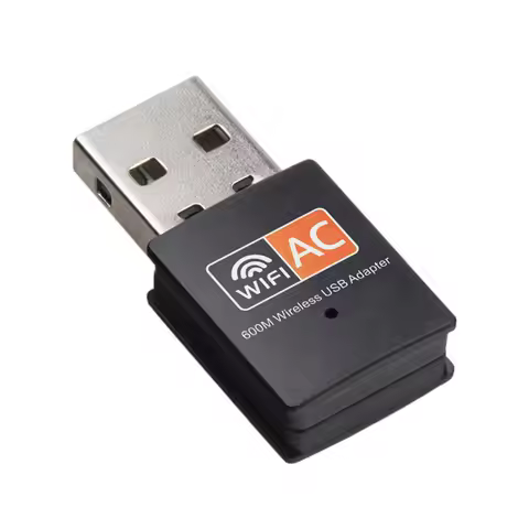 2.4Ghz/5.8Ghz USB Wireless/WiFi AC Adapter Dual Band 600Mbps Mini Network Card USB2.0 Wi-fi Adapter 