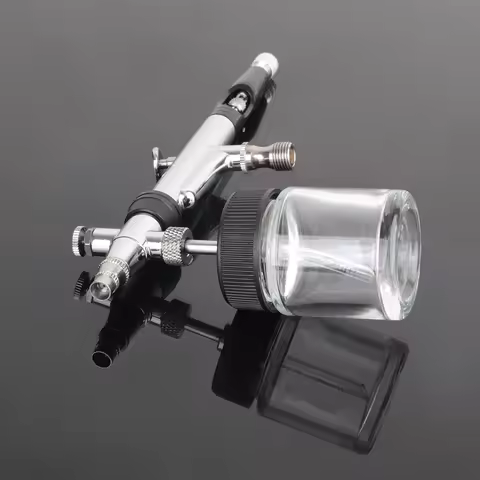Dual Action Airbrush Pen Rotatable Air Brush Head Gravity And Both Side Available Match Most Types S