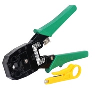 Network Cable Tester + Crimper Tool for LAN RJ45 RJ11 RJ12 CAT5 CAT6 CAT7 UTP Wire Test Networking