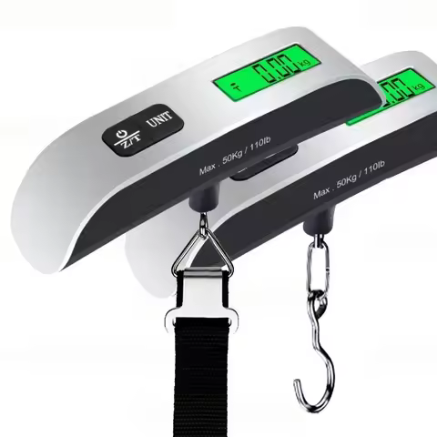 New 50kg Portable Hanging Scale Electronic Portable Luggage Scale Digital Display Luggage 110lb Trav
