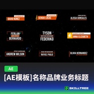 AE Template Name Brand Business Clean Title Enterprise Elegant Flat229214