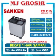 PROMO MESIN CUCI SANKEN TW 1155 11KG 2 TABUNG 11KG