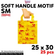 Plastik Hajatan 20x30 Motif BATIK isi 50 Kantong Softhandle Syukuran Snack Hajatan Kresek Goodie Bag