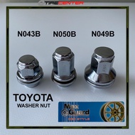 MAXGUARD Toyota Washer Lugnut M12x1.5 21mm Hex Chrome N043 N049 N050 Per Piece