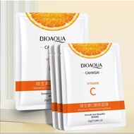 WHOLESALE BIOAQUA Cahnsai Vitamin C Rejuvenating Facial Mask moisturize beauty Skin Care Naranja BORONG