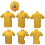 POLIGAN S(โพลิแกน เอส)เสื้อโปโล เสื้อโปโลสีเหลือง เสื้อโปโลชาย เสื้อโปโลหญิง ขนาด S-5XL (ขนาดรอบอก 34-52 นิ้ว)