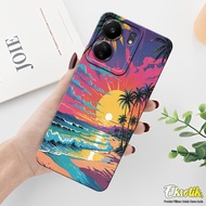 Case Untuk Xiaomi Redmi 13C - Eksotik - Casing Xiaomi Redmi 13C - Bahan Lentur Premium - Kesing Xiao