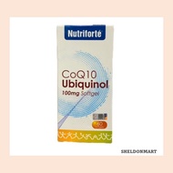 [EXP: 08/2025] NUTRIFORTE COENZYME UBIQUINOL 50mG x 60 softgels