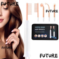 HL-FUTU Vortex Comb Bundle, Nourishes Hair Roots High Frequency Vortex Hair Growth Wand,  4 Settings