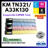 TN321K BK Compatible Konica Minolta BizHub TN321 C224 C224e  C284e  C364e C 224 224e 284 284e 364