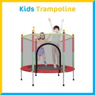 Kids Trampoline Children Trampolines Indoor Outdoor Children Bouncer Jumping Safety Enclosure Net Jumping Spring