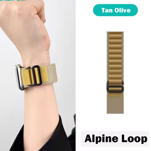 Alpine Loop for apple watch band ultra 3-2 49mm Series 11-10 46mm 42mm 40-44mm 41-45mm G-hook sport 
