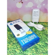 Tata Travel Charger Cas TWC-101 Adapter 1.0A+micro Cable 1A Auto ID