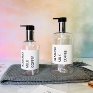 Ins Nordic Style Sub-bottling Empty Bottle Toilet Bottle Hotel Shampoo Shower Gel Bottle Model Space