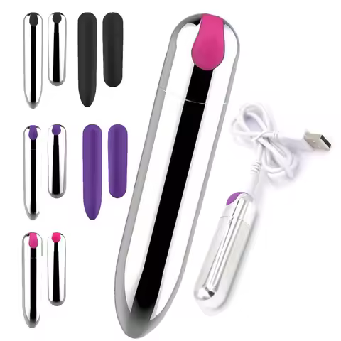 Mini 10 Vibration frequency Vibrator USB Rechargeable Waterproof Magic Massage silent vibrator body 