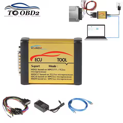 ECUHELP ECU Bench Tool New Version V3.1.3.5 Supports MDG1MEDC17 Simos EDC16 MED9 No Need to Open ECU