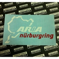 Honda Fit Aria Nurburgring Circuit sticker