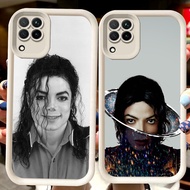 H123 Michael Jackson White Casing for Samsung A12 J7 A22 F04 A04E J2 Prime A04 A06 M04 A05 Pro 5G A0