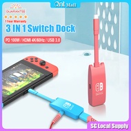 SG STOCK Portable Switch TV Dock for Nintendo Switch/Oled NS Docking Station USB C to 4K 60Hz HDMI