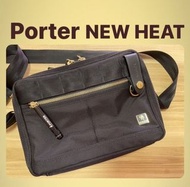 近全新  Porter斜背包 NEW HEAT #心意最重要