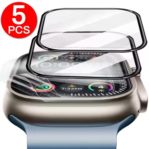 1-5pcs Screen Protectors Hydrogel Film for Apple Watch Ultra 3 HD Anti-scratch PMMA Soft Protective 