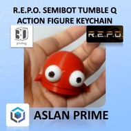 GANTUNGAN RO RO RO SEMIBOT TUMBLE Q KEYCHAIN FIGURA ACTION FIGURE 3D Print REPO BOT ROBOT Toy Toys H