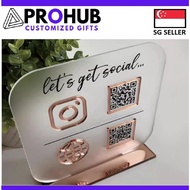 QR Code Stand, Alipay, Cashier, Payment Collection, Table Display Board