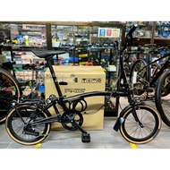 Pikes 9speed Folding Bike with M Handlebar+ FreeGift