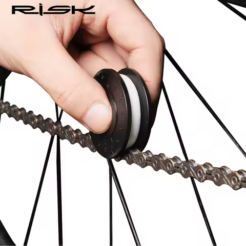 1set Bike Chain Lubricator,Bicycle Oil Roller Cleaning Mutifunction Chains Tool,for Barrel/12mm Buck