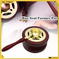 1 Set Furnace And Spoon Set Stove Wax Seal Stamp Warmer Burner Furnace Furnace Melting Heating Tool 