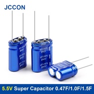 2Pcs Super Capacitor 5.5V 0.47F/1.0F/1.5F Farah Capacitor Combination 5.5V Capacitors Vehicle Record