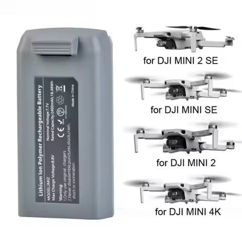 1Pcs 2400mAh Drones Battery For DJI Mini 2,Mini SE, Mini 4KMini 2 SE Intelligent Flight Battery for 