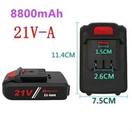 💝100% New 21V 36v 9800mah electric tool general rechargeable lithium battery electric screw driver electric drill Li-ion