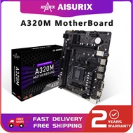 AISURIX A320M Motherboard ATX Support DDR4 Memory Socket AM4 Mobo SATA 3.0 6Gb/s 64GB USB Nvme A320