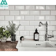 terbaru Keramik Subway Glossy Bevel 10x20 Putih / White KW1 ORI