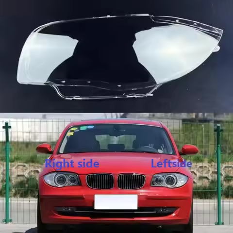 For BMW 1 Series E81 E82 E87 E88 2004 2005 2006 2007 2008 2009 2010 2011 Front Headlights Transparen
