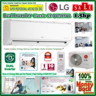 LG 1.5hp Inverter Air Conditioner S3-Q12JAPWL Dual Inverter Classic Air Conditioner DUALCOOL Classic