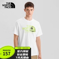 THE NORTH FACE2022春夏新款北面T恤男女情侣中性透气圆领户外半袖短袖5K2T FN4 L