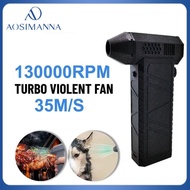 [AOSIMANNA] 130000 RPM Turboblower Jet Fan Violent Turbofan Motor Rechargeable Multifunctional Fan