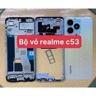 Realme C53 / skeleton frame + shell + sim tray + camera glass + realme C53 phone key - standard asse