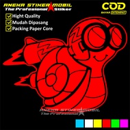Stiker Siput Balap Sticker Universal
