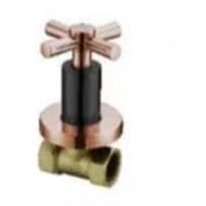 1271BL BLACK Stop Cock BRASS Stopcock /CONTROL UNTUK SHOWER/TEMPAT PULAS SHOWER/STOP VALVE MANDI