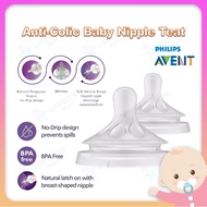 Philips AVENT Natural Response Baby Bottle Nipple Teats Puting Puting Botol Bayi Tindak Balas Semula