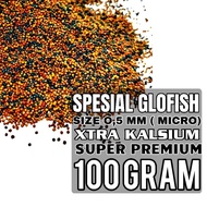 Glofish fish food 100gr Original Glofish Pellets Gfs feed store