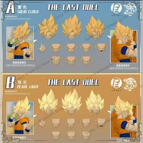 Coming Soon DKO&RE Studio Dragon Ball Son Goku Super Saiyan Full Power Head Sculpt Accessory Pack 3 
