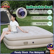 Camping Air Bed Thicken Double Air Bed Household Outdoors Portable Dawdler Inflation Bed with Built 
