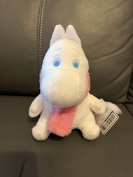 全新 Moomin 姆明圍巾毛公仔