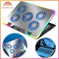 Laptop Cooler with 5 Quiet Fans Laptop Cooling Stand Height Adjustable for 11-17.3in Computer PC Not
