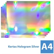 300 gsm A4 Silver Hologram Paper - Silver Paper